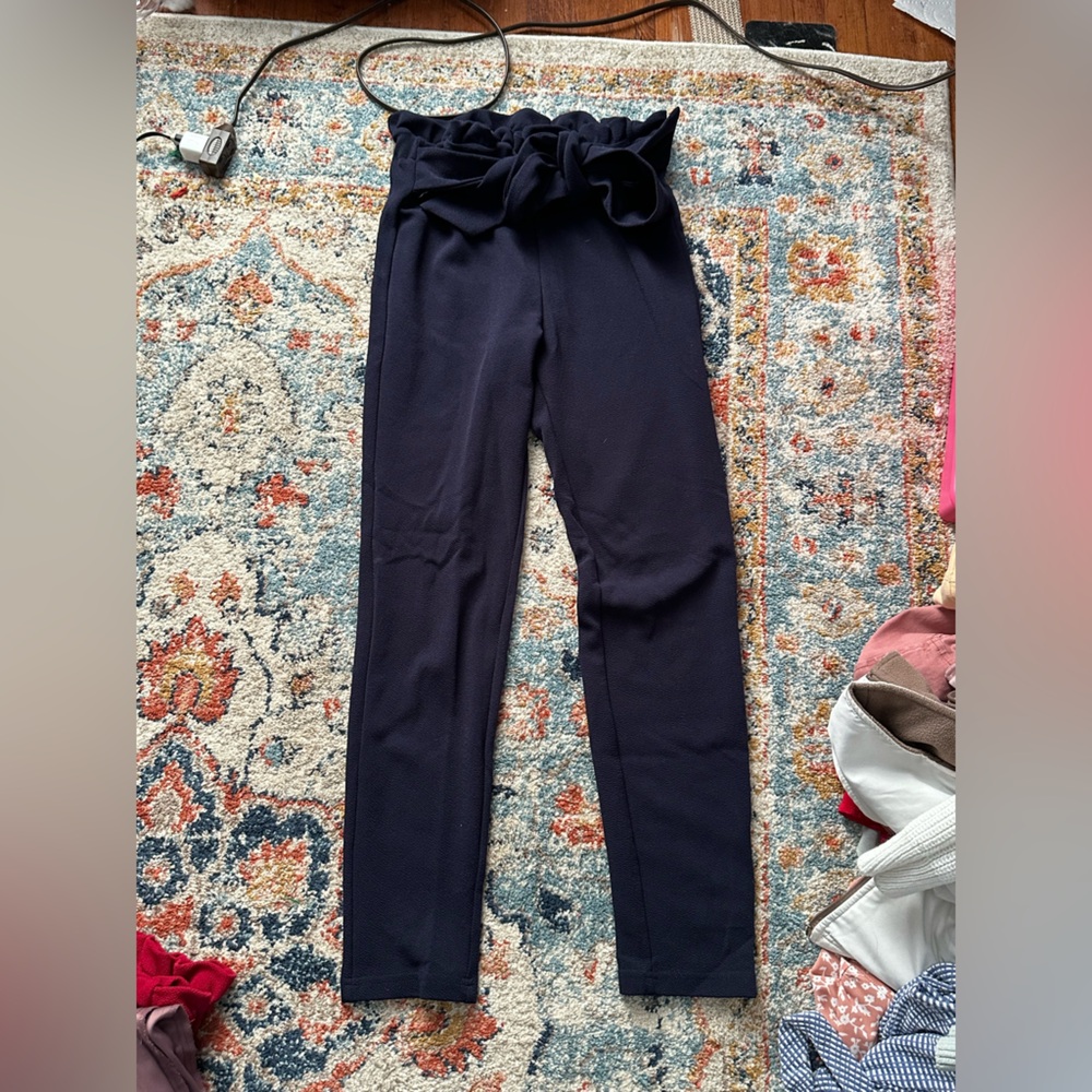 SHEIN paper bag pants